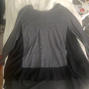 Grey and black blouse never worn